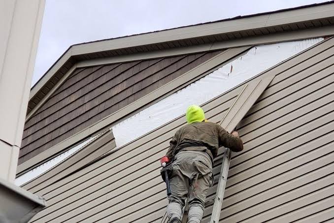 Siding Repair work
